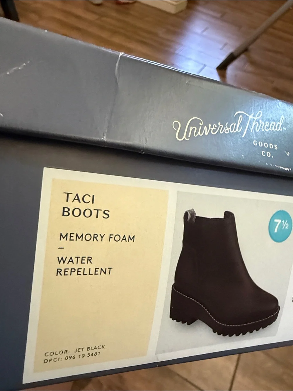 Women's Taci Boots - Universal Thread™ Jet Black new